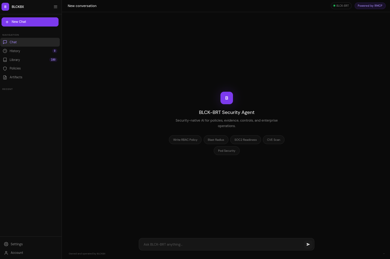 BLCK-BRT Chat Interface